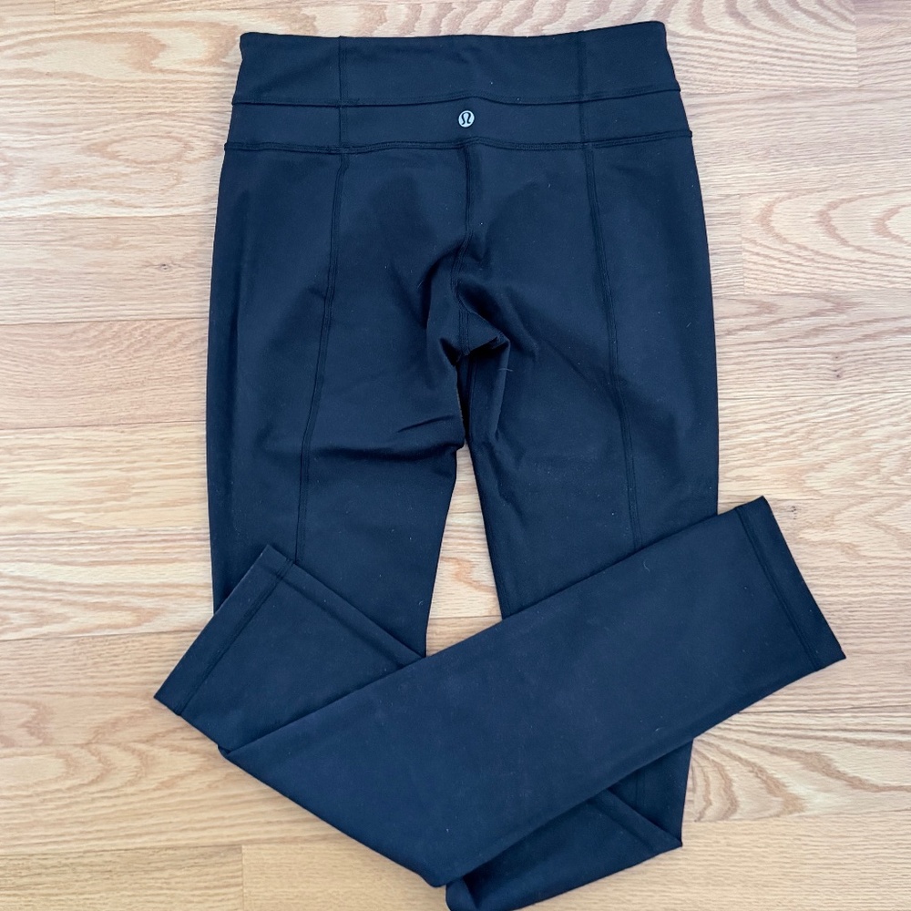 Lululemon RARE *Solid Black Reversible* Skinny Gr… - image 5